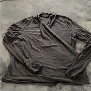 Lululemon Long Sleeve Faux Wrap Shirt
